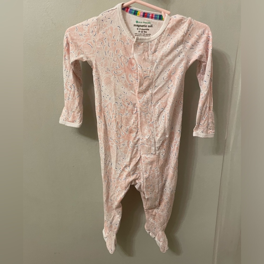 0-3 month magnetic me onesie